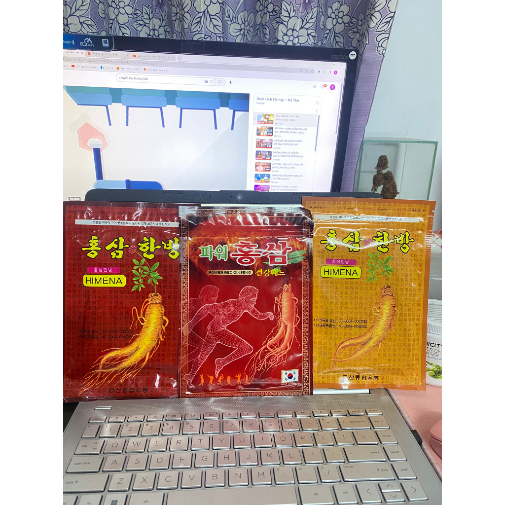 [CHÍNH HÃNG] Cao dán hồng sâm hàn quốc - Gói 20 miếng