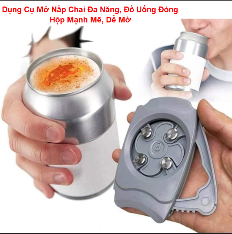 [XẢ KHO ĐÓN TẾT] Dụng Cụ Mở Nắp Lon Chuyên Nghiệp,Đồ Khui Hộp Đa Năng,Dụng Cụ Dao Cắt Mở Hộp Tiện Dụng,Dụng Cụ Nhà Bếp Quầy Bar Tiện Dụng, Đồ Khui Lon Không Nắp Dễ Dàng, Đa Chức Năng, Đồ Uống,Chai Bia