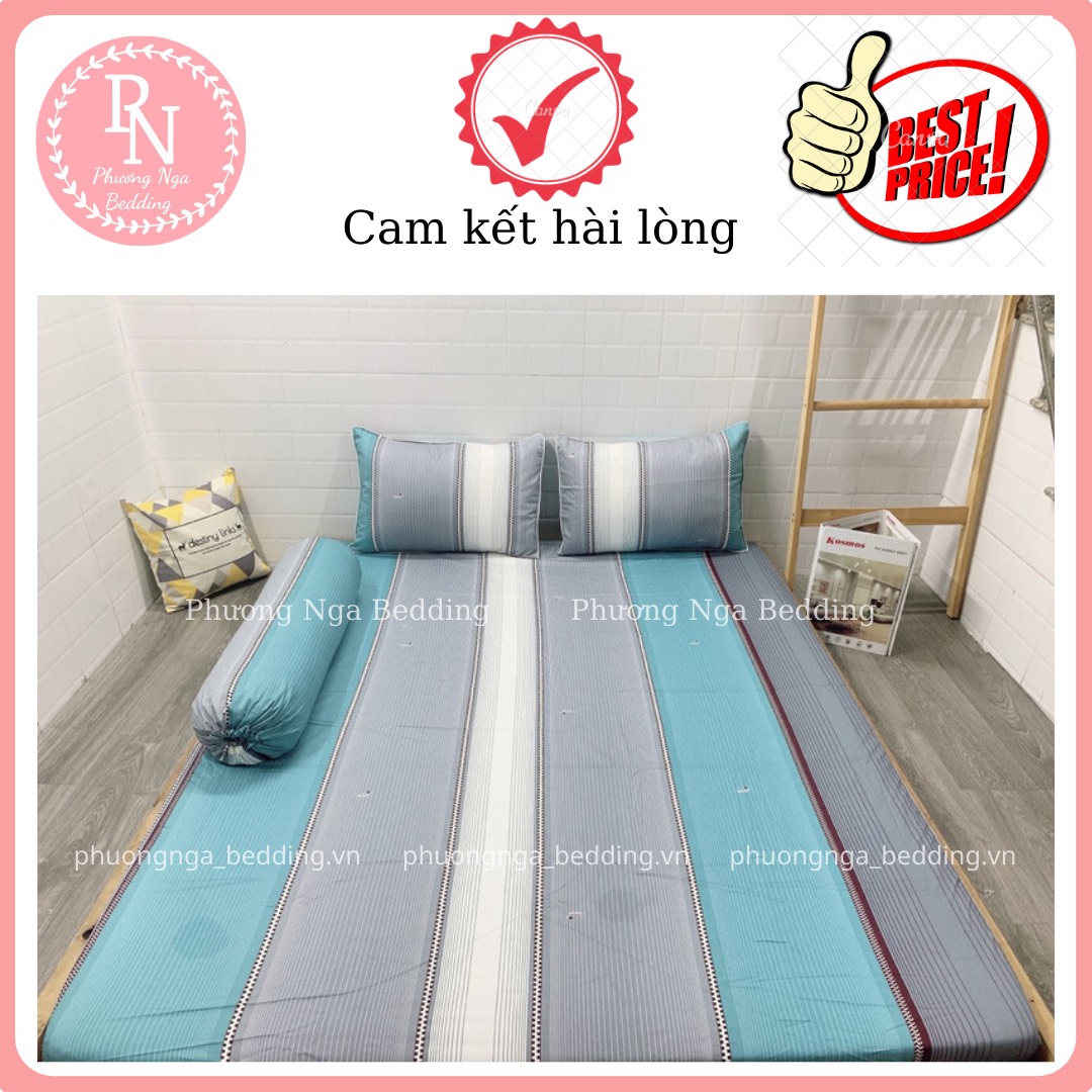 [HCM] [Link3] Ga lẻ 1m6 cotton Thắng Lợi chuẩn logo(không áo gối dùng cho nệm cao từ 3-15cm)