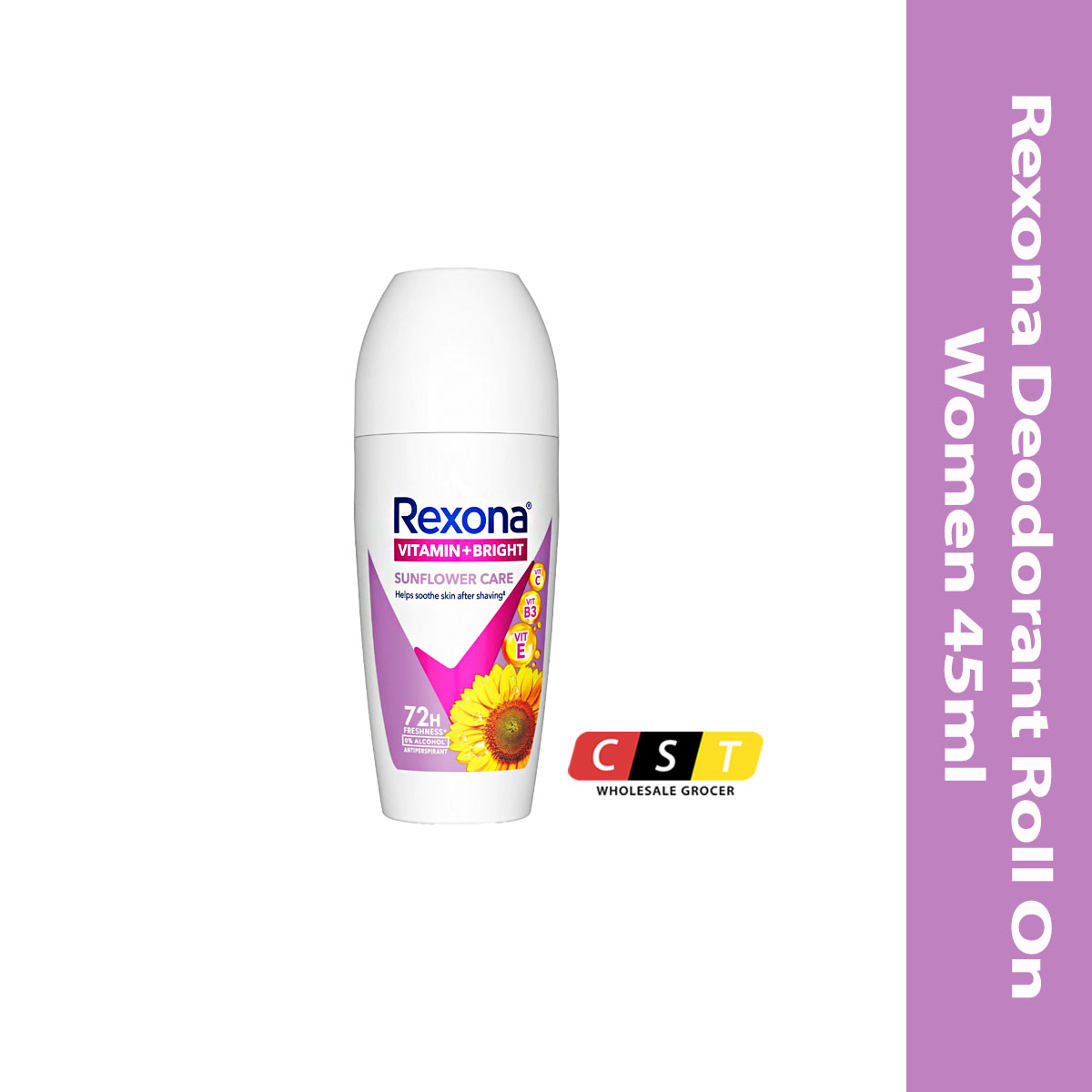 Rexona Deodorant Roll On Women Sunflower Care 45ML 45Ml Whitening
