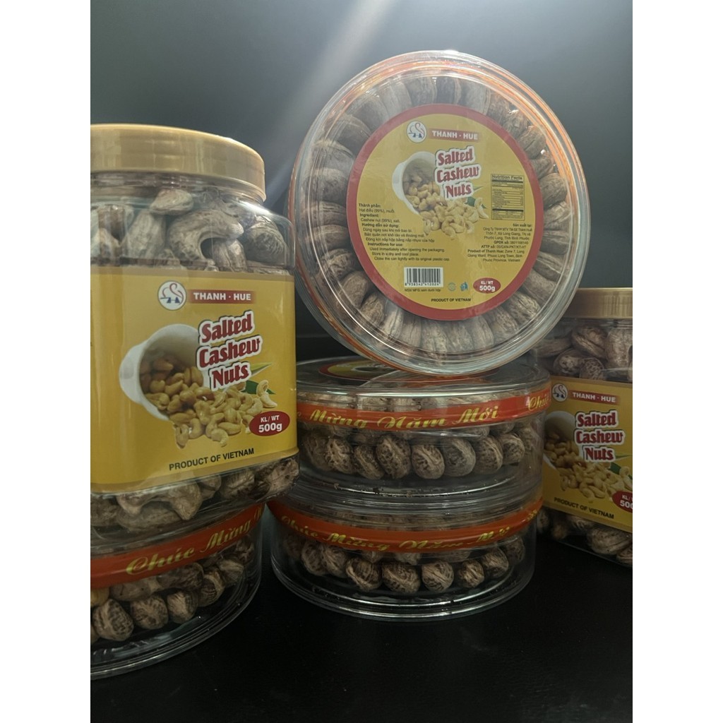 500GRAM HẠT ĐIỀU RANG MUỐI NGUYÊN LỤA