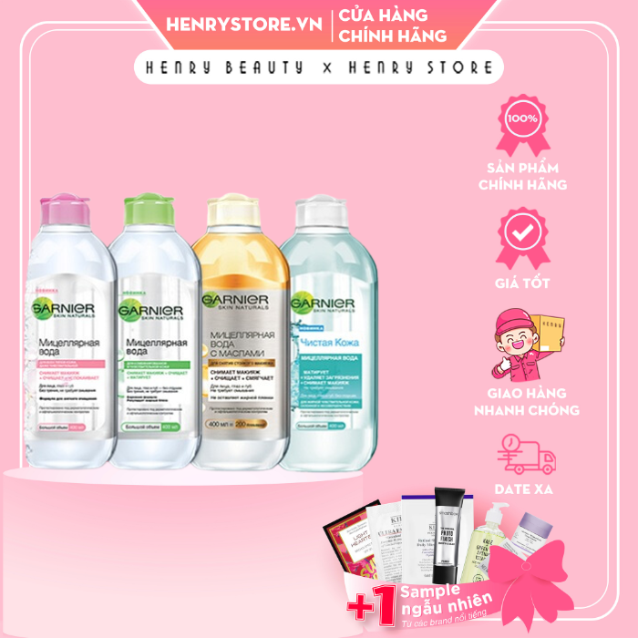 TẨY TRANG GANIER MICELLAR WATER 400ML