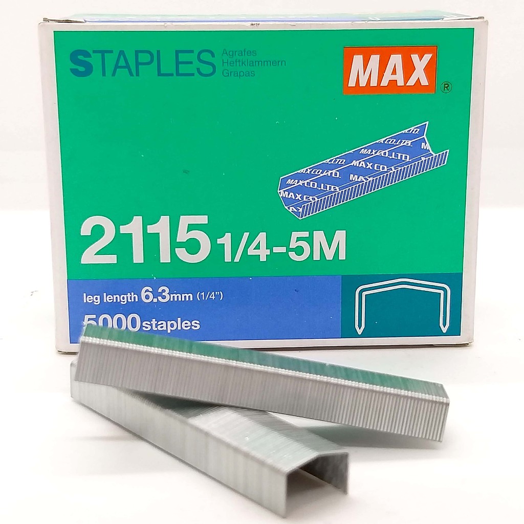 Kim bấm max staples 2115 ¼-5m 5000 staples sử dụng cho máy max hd 88r hd88r