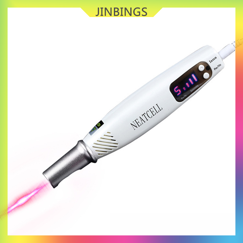 JINBINGS Picosecond Laser Pen Niebieski Czerwony Laser Therapy Remover Hine Urządzenie do pielęgnacji skóry_voghion.com