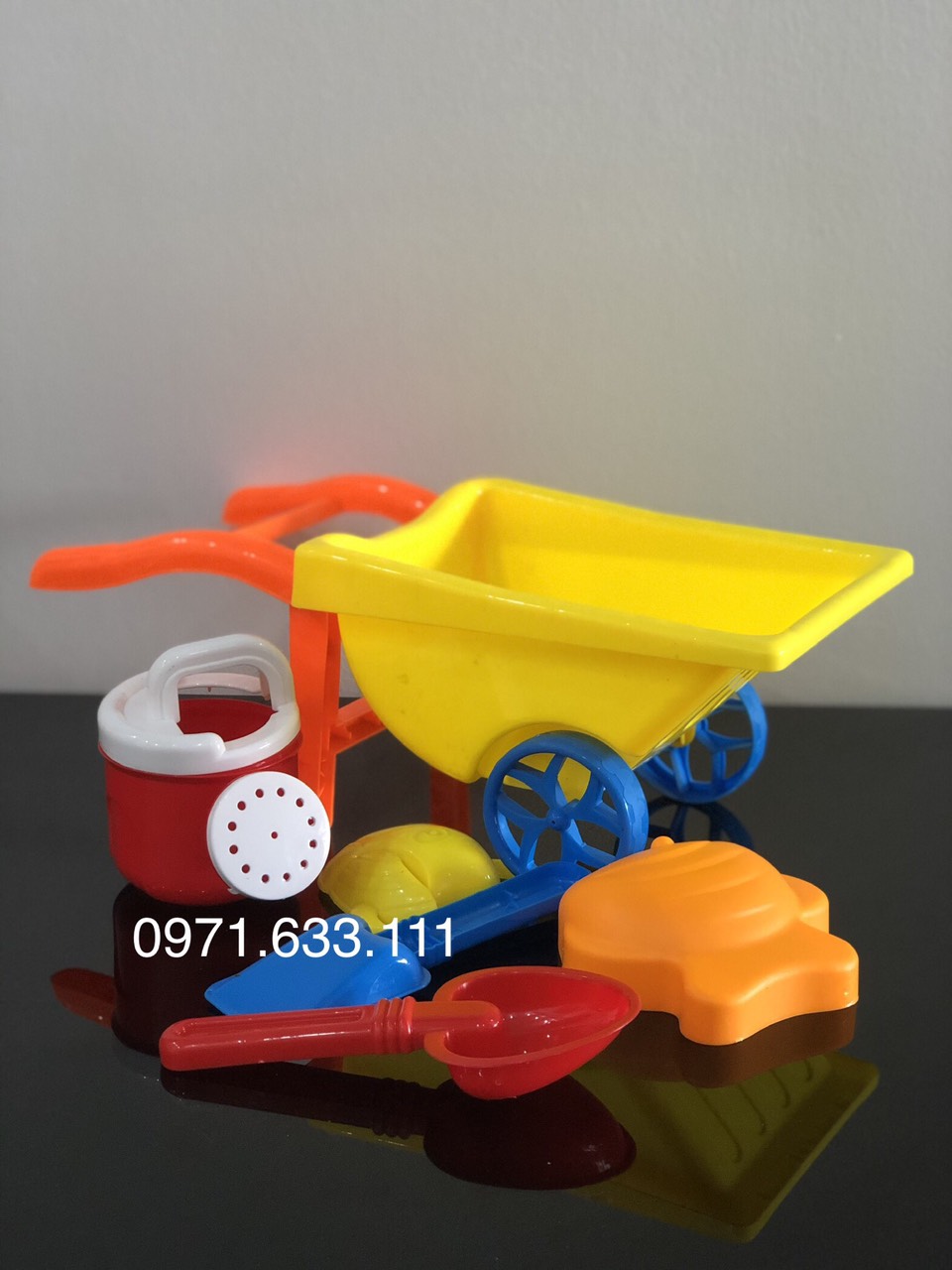 Combo đồ chơi xúc cát hạt muồng đầy đủ cho bé
