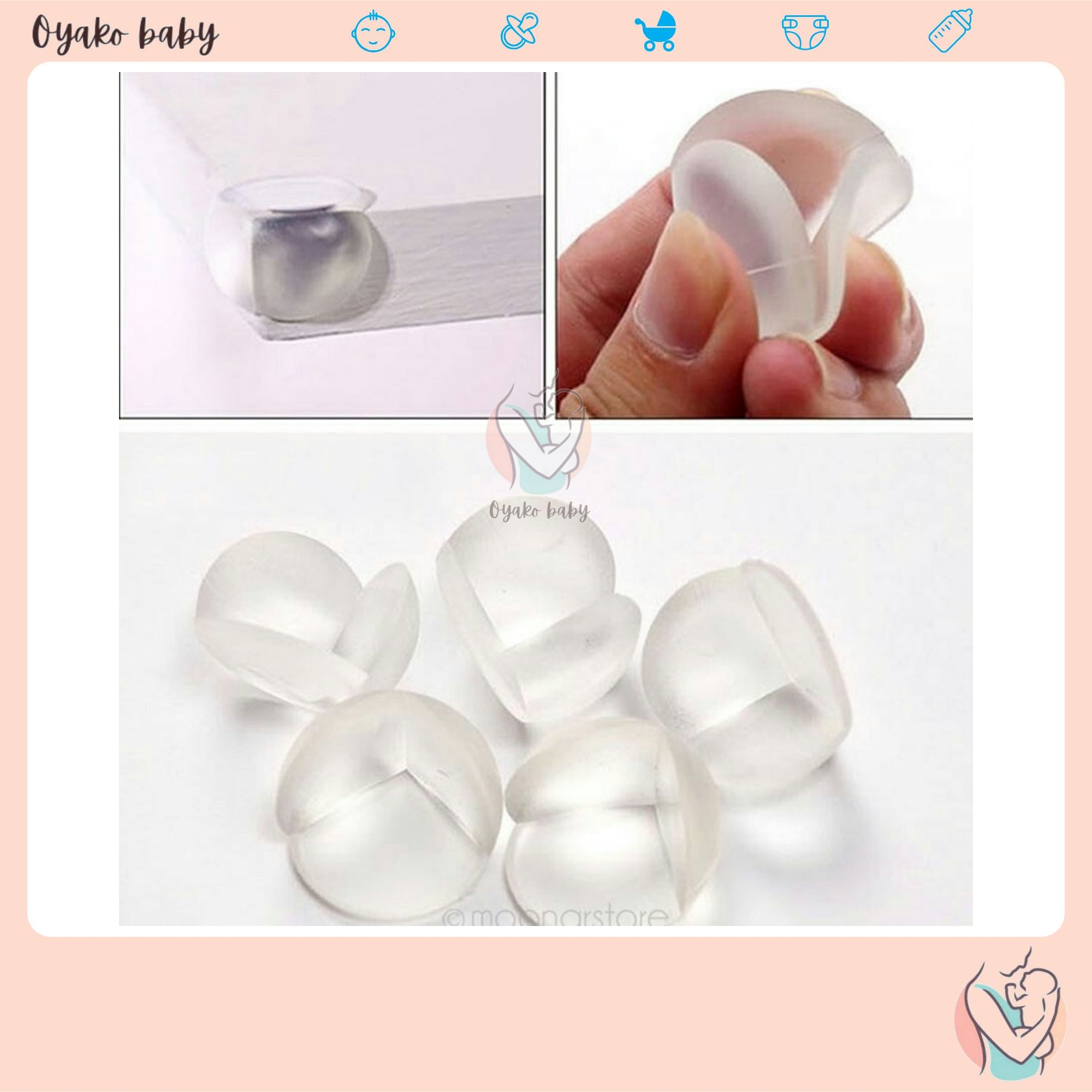 Rubber Clear Table Desk Corner Edge Guard Safety Edge Protector Lazada PH