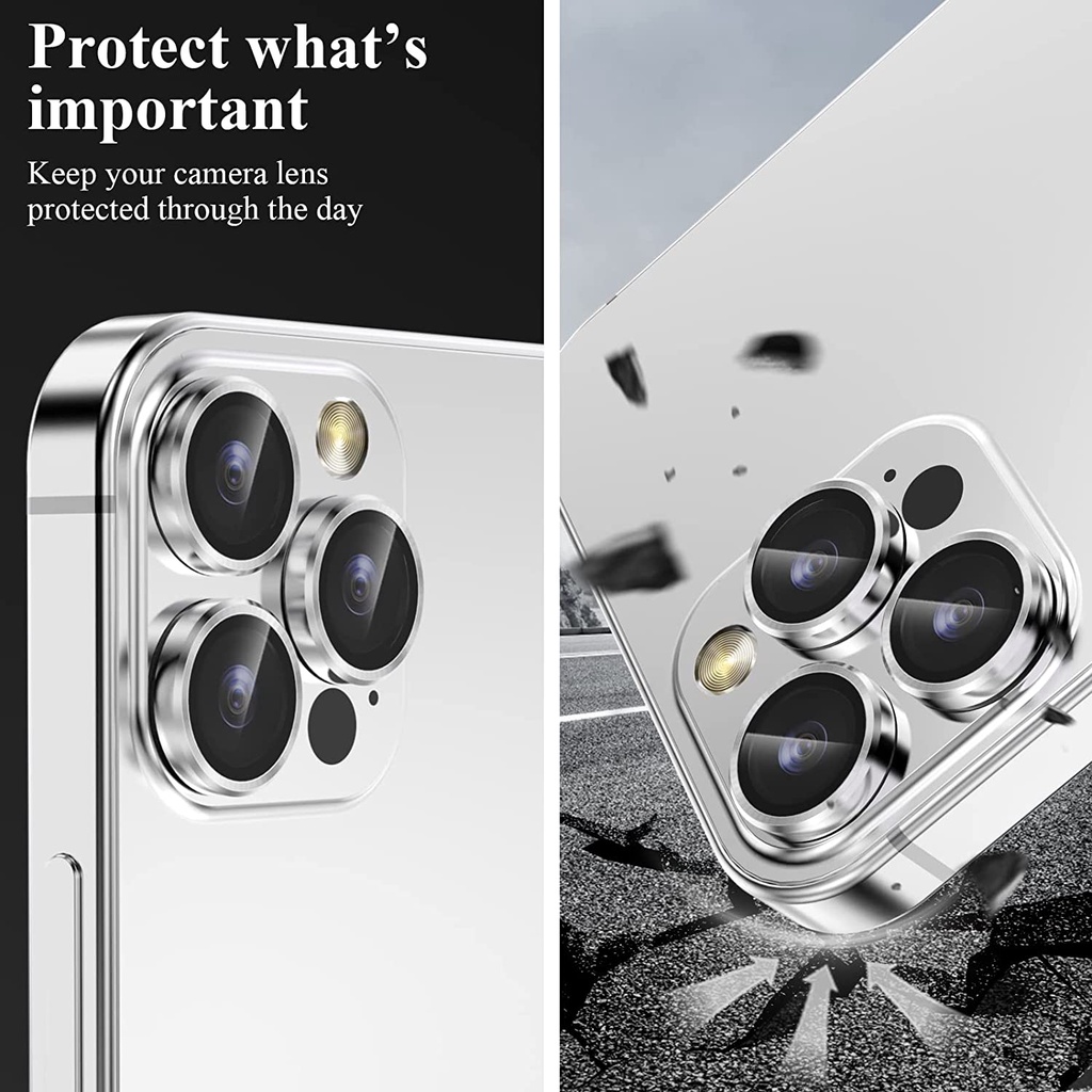 Camera Protector For iPhone 15 Plus 15plus 15+ iphone15 2023 Metal Ring Camera Lens Protections Tempered Glass Back Phone Lens Cover Film
