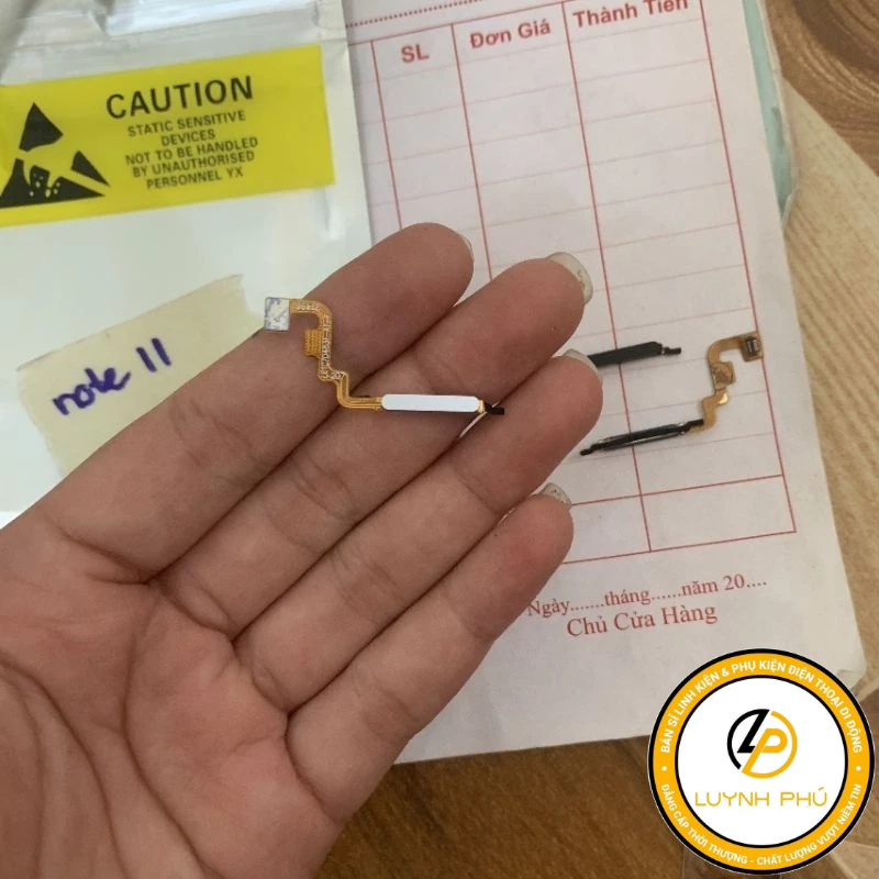 Nút vân tay redmi note 11 4G ảnh thật