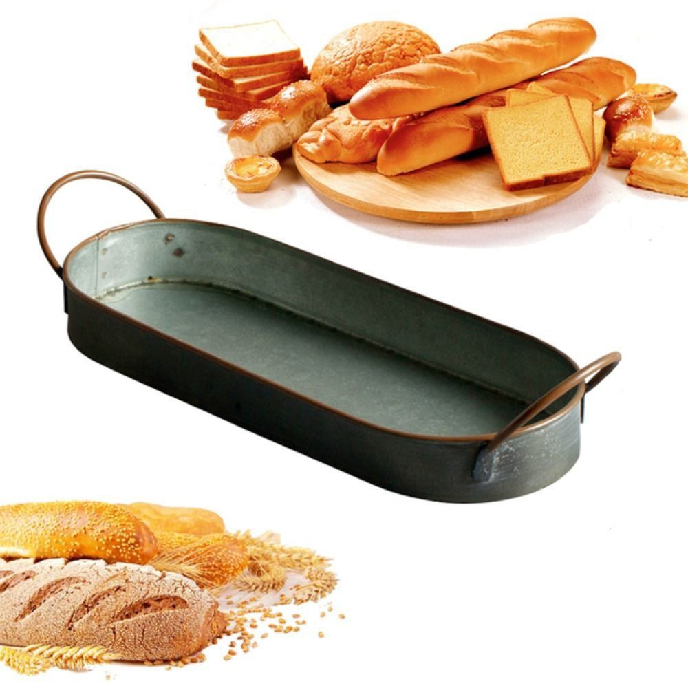 PRINCER Handle Unique Photography Props Restaurant Fruit Dessert Plate Cake Container Bread Basket Storage Tray