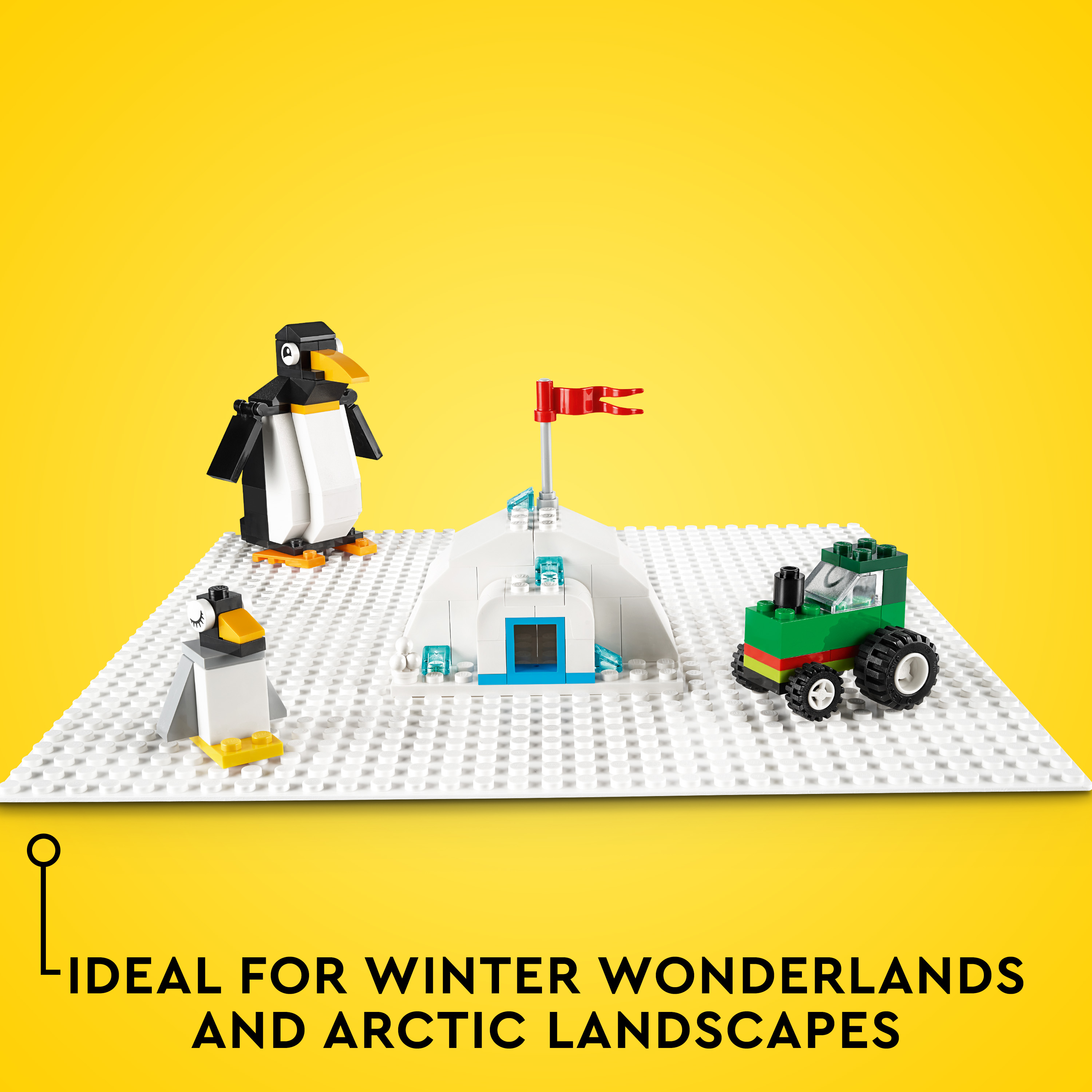 LEGO CLASSIC 11026 Đế Lắp Ráp Màu Trắng (1 chi tiết)