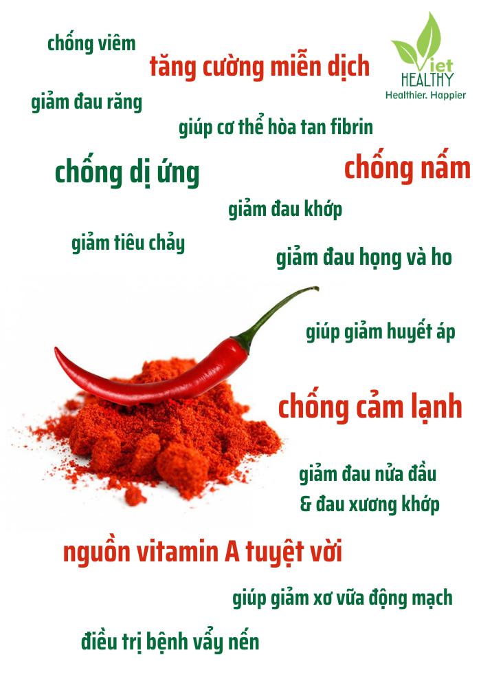 Bột ớt Cayenne Pepper Viet Healthy 100g