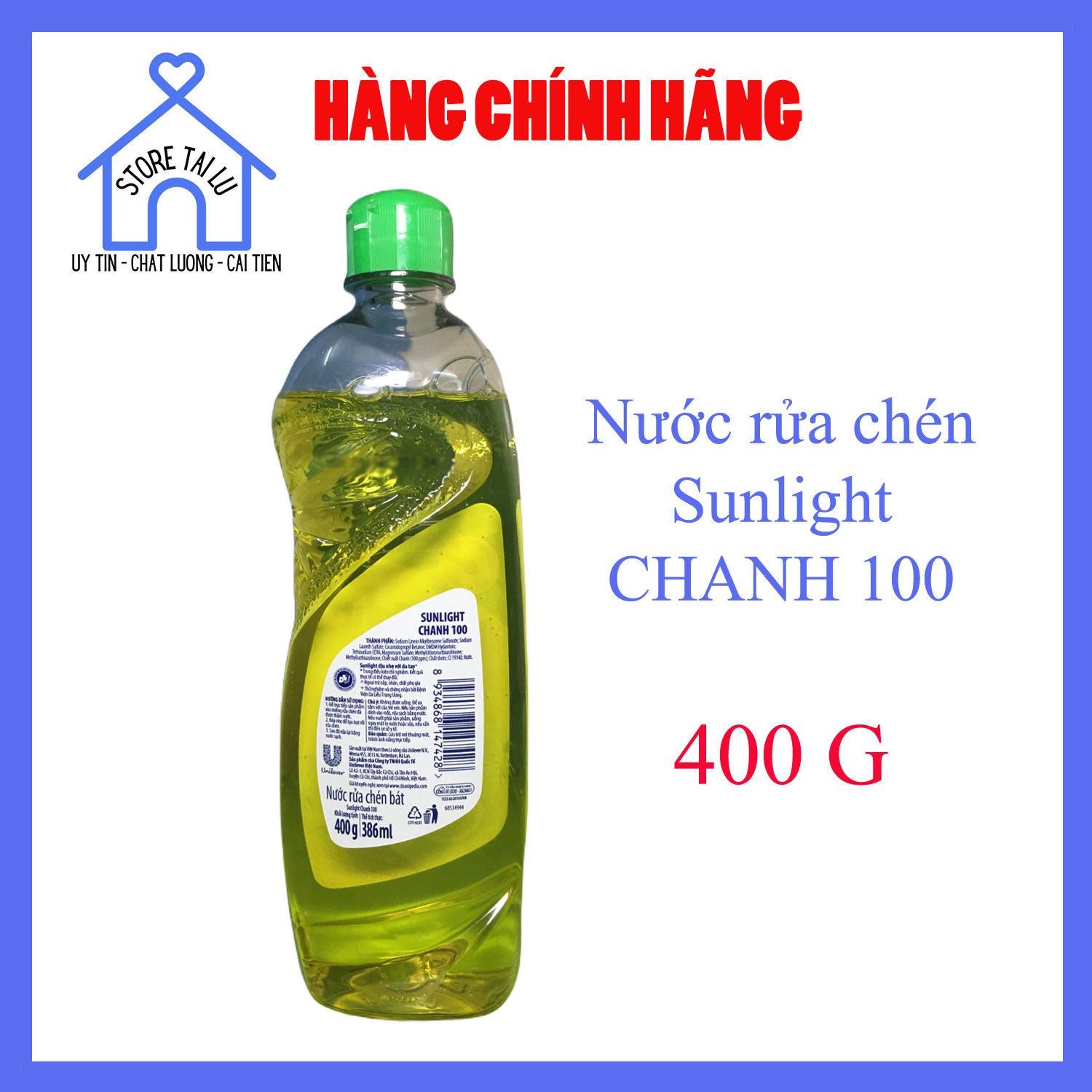 Nước rửa chén Sunlight 400g - STORE TÀI LƯ