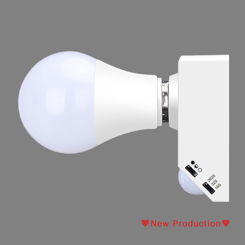 New Production💖 AC85-265V Automatic Human Body Infrared IR Sensor Lamp Holder LED Bulb Light E27 Base PIR Detector Wall Lamp Holder Socket