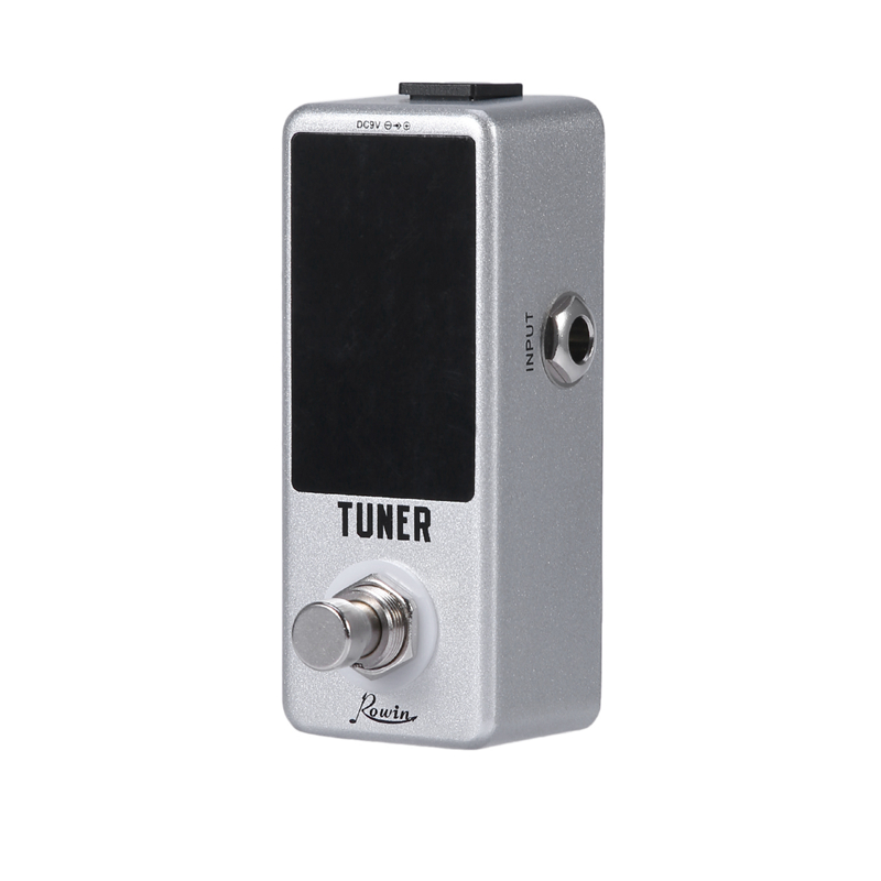 Rowin High Precision Guitar Chromatic Tuner Pedal Ture Bypass