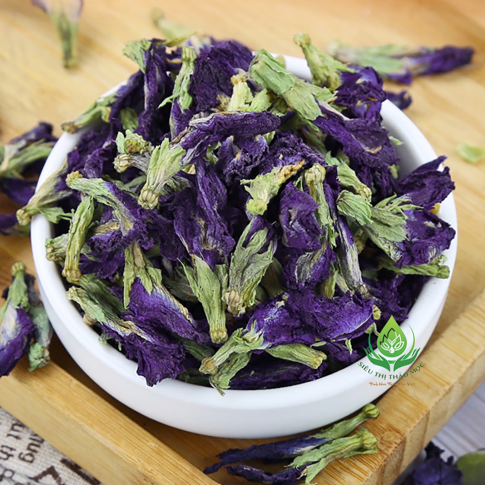 Trà hoa đậu biếc 1kg sấy khô nguyễn bông thượng hạng siêu thị thảo mộc