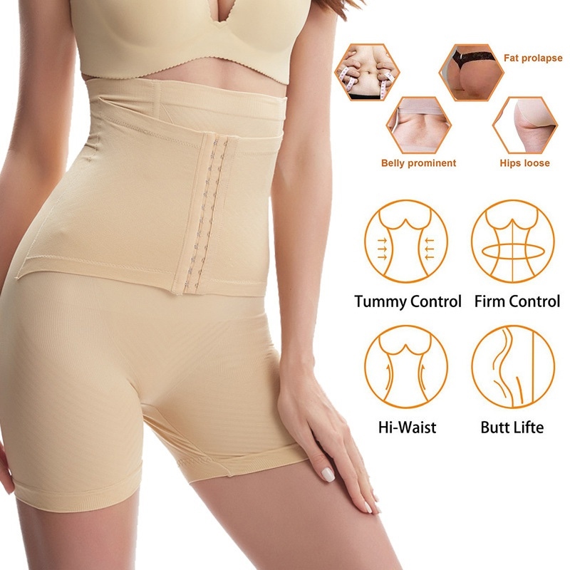 Seamless High Waist Underpants Lose Weight Bodysuit Slimming Ladies Body  Shaper Fat Burning Tummy Control Shapewear