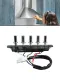 Idealhere 5Button Range Hood Switch Button Universal Switch Control Board Panel Controller. 