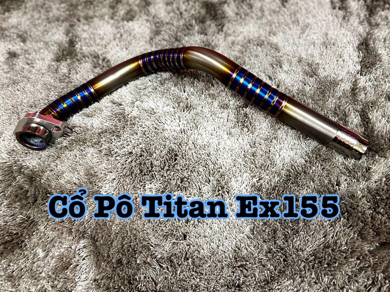 Cổ pô titan ex155