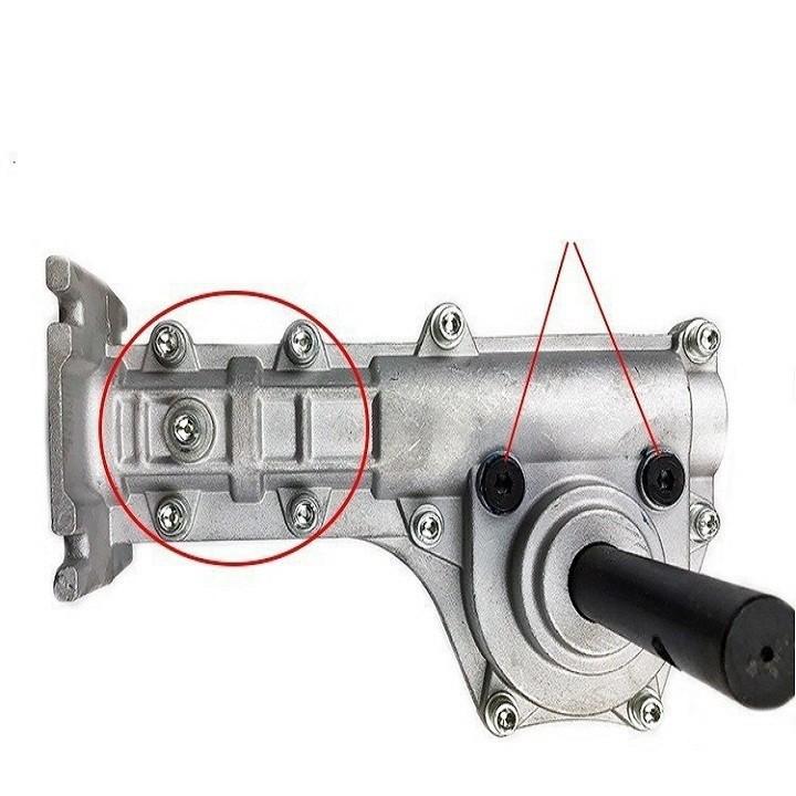 đầu xới đất lắp cho máy cắt cỏ trục 28 mm, 9 tia