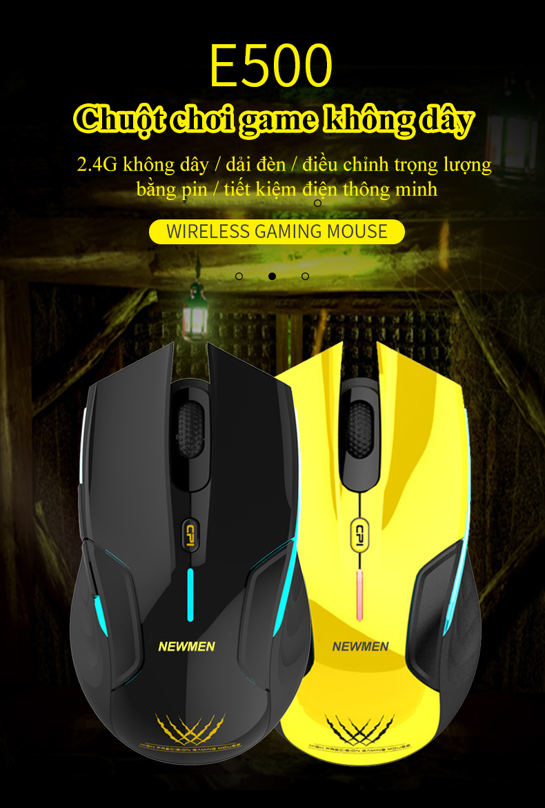 Chuột Gaming không dây Newmen E500 Plus