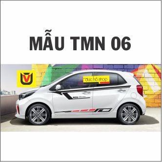 tem xe  Kia Morning ( 7 MẪU CỰC ĐẸP)