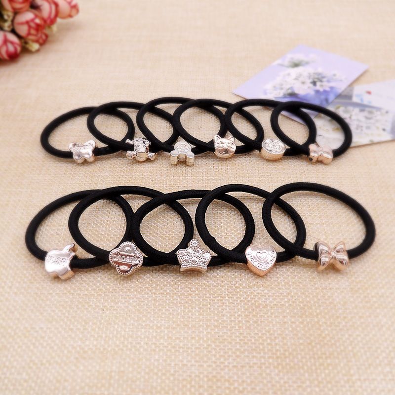 [HCM] Set 60 Dây Buộc Tóc, Cột Tóc Kiểu Hàn Quốc (Giao Mẫu Ngẫu Nhiên)