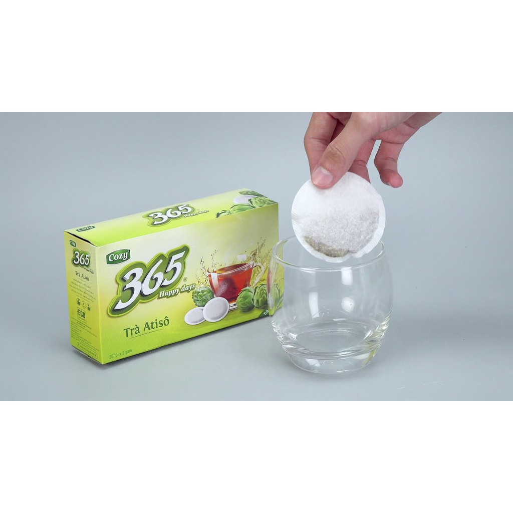 Thanh hóa - trà atiso cozy 365 happy days túi lọc hộp 50g