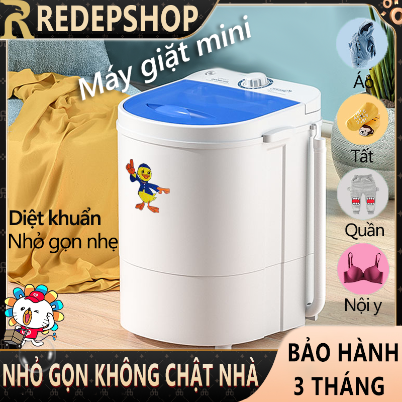[HCM]Máy giặt mini Xiaoe lồng giặt trong suốt máy giặt mini giặt đồ trẻ em – giặt nhanh sạch không tốn diện tích trong nhà