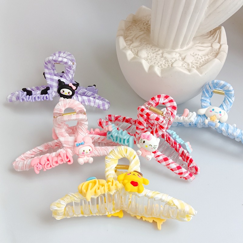 SANRIO Kẹp Tóc Hình Hello Kitty Xinh Xắn Cho Nữ