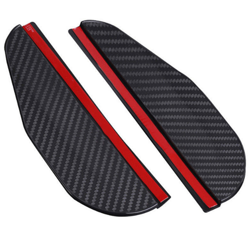 Universal Car Rearview Mirror Rain Eyebrow Rear View Rainproof Blades Sticker
