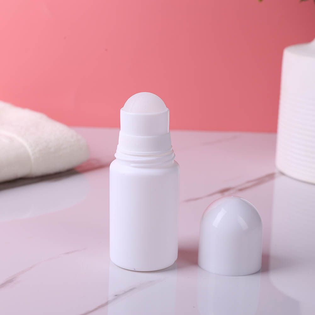 Aweisuan Hot Sale 30ml/50ml Refillable Roller Bottle Plastic Empty Rollerball Bottle for DIY Deodorant Essential Oil Perfume Cosmetics Container. 