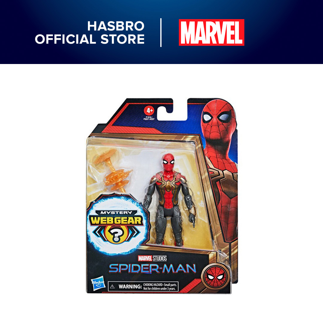 Marvel Spider-Man 6-Inch Mystery Web Gear Iron Spider Integrated Suit, 1  Mystery Web Gear Armor Accessory | Lazada Singapore