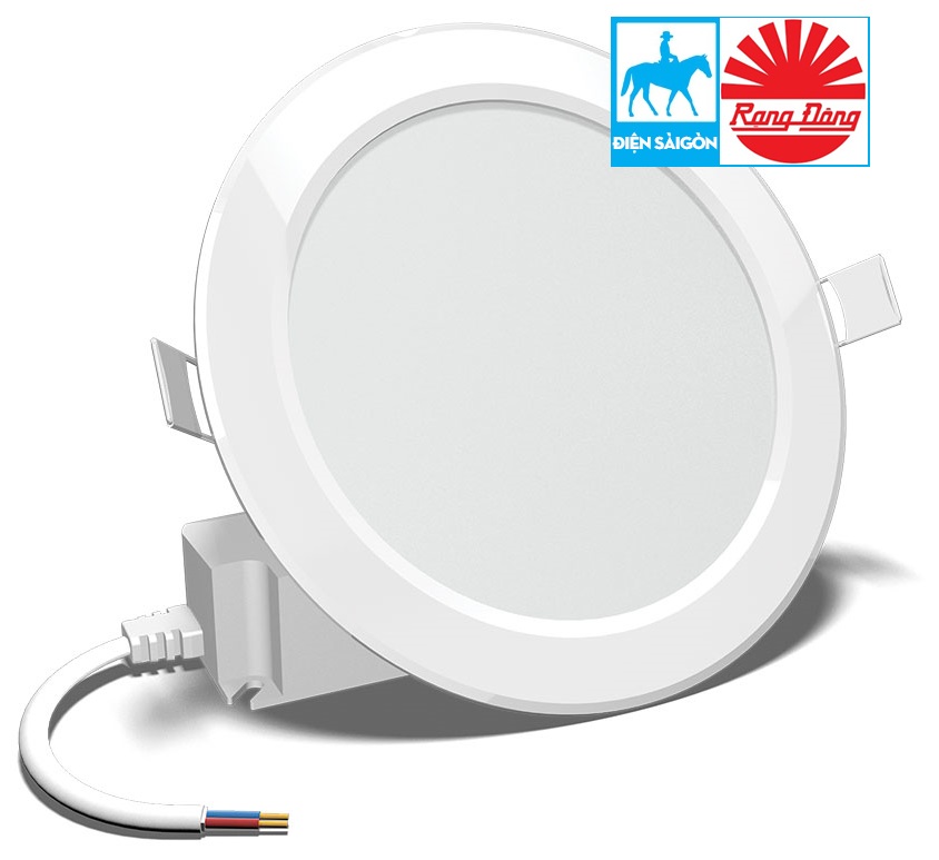 Đèn led panel tròn 12w 135mm pt04.v2 135/12w chip led korea rạng đông