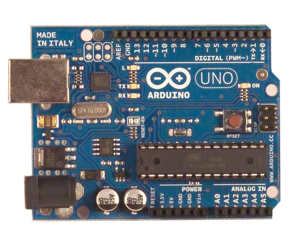 Arduino Uno R3 / Specially Designed for University projects (Data sheets Available). 