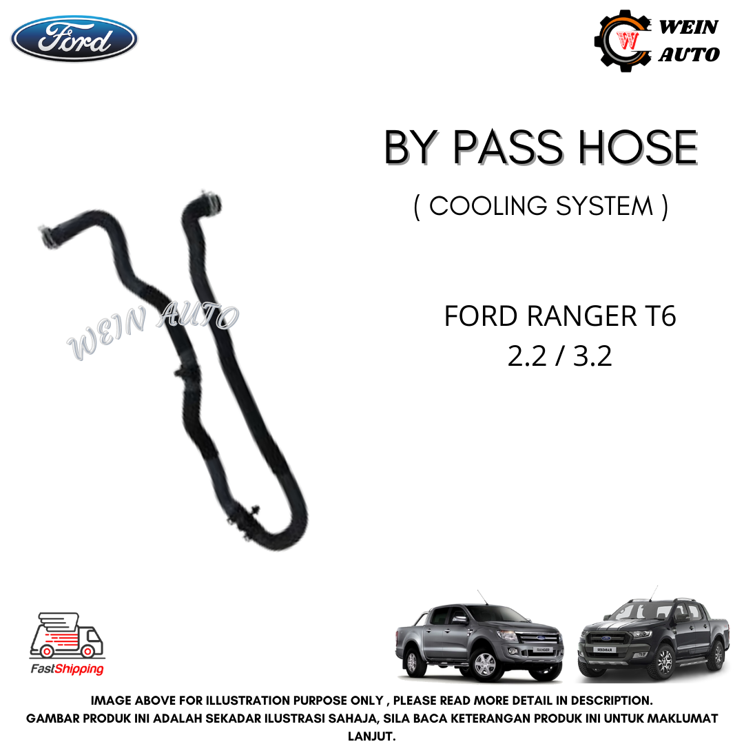 FORD GENUINE PARTS BY PASS HOSE AB398C351CB (COOLING SYSTEM HOSE ) FORD RANGER T6 2.2/3.2 Lazada