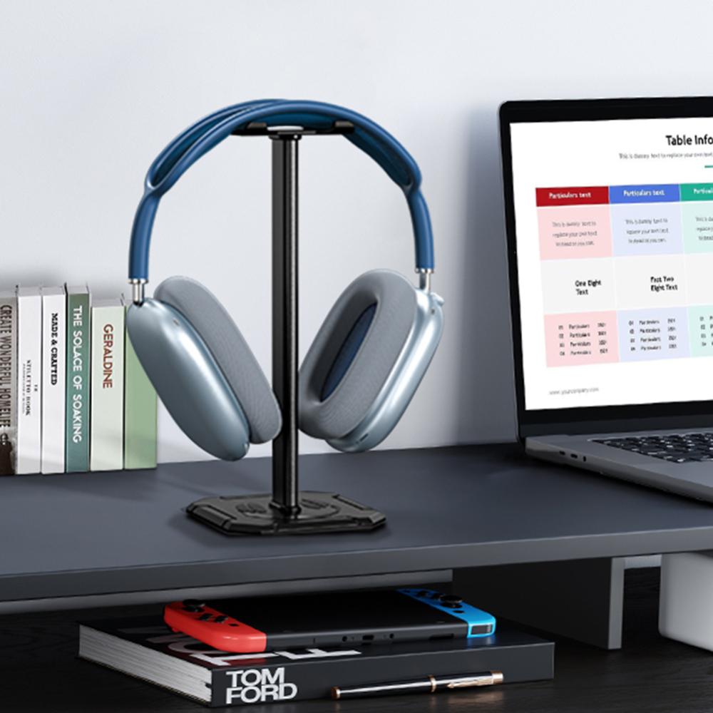 Headset Stand Detachable Desk Gaming Headset Holder Vertical Stand