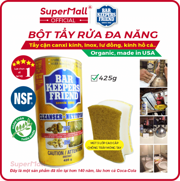Bột tẩy đa năng BKF 425g - nhập Mỹ