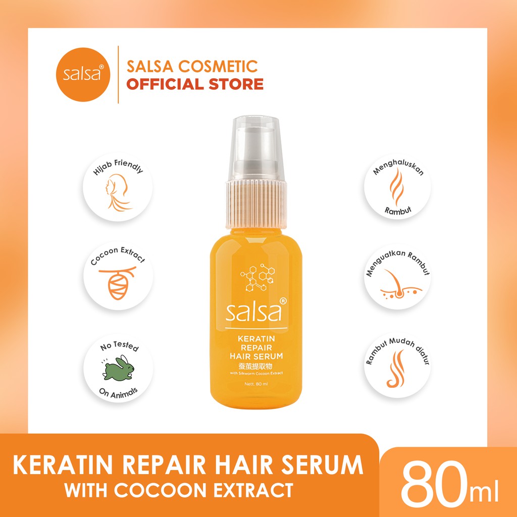 SALSA Hair Serum Perfum Spray Rose / Keratin / Growth 80ml Serum