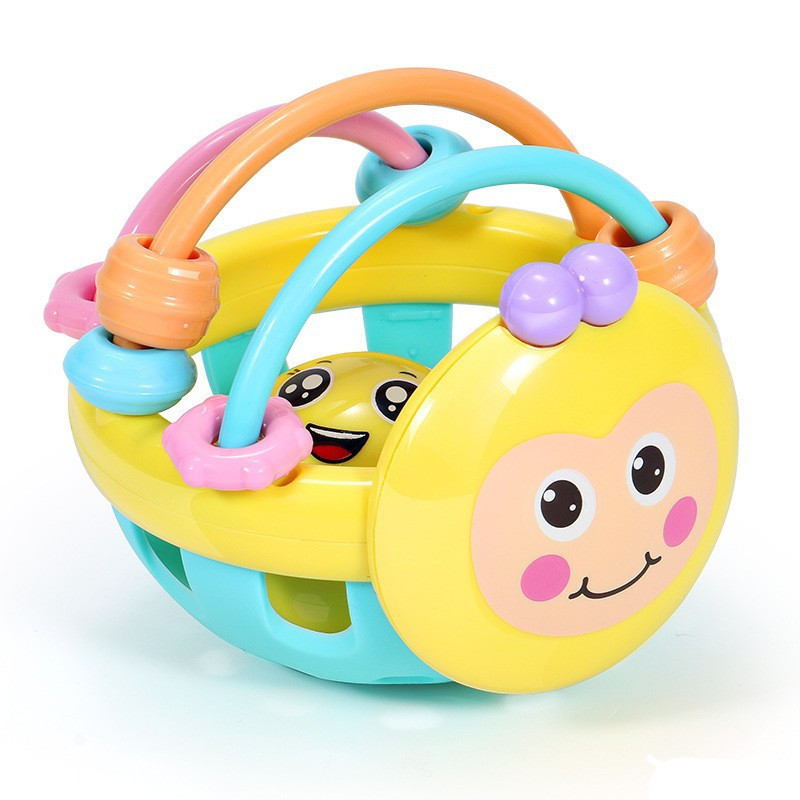 Handbell Rattle Baby 【Hottest Trends】Baby Soft Rubber Rattle Children Early Childhood Biting ...