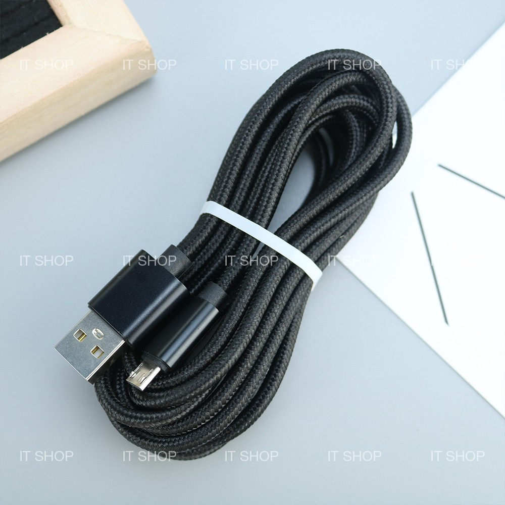 Cáp sạc dây bọc dù đầu Micro USB, Lightning TooYoo TY0212