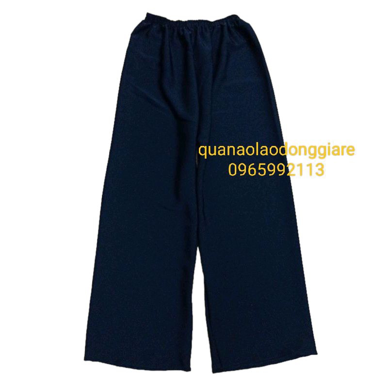 Quần dài đen ống rộng giá rẻ cho bà