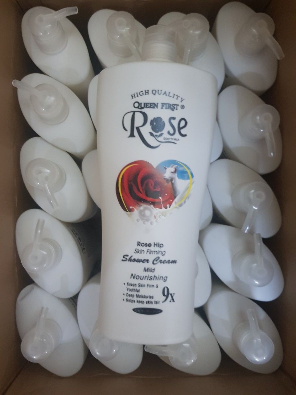 Sữa Tắm Dê Hoa Hồng White Soft Rose 1200ml