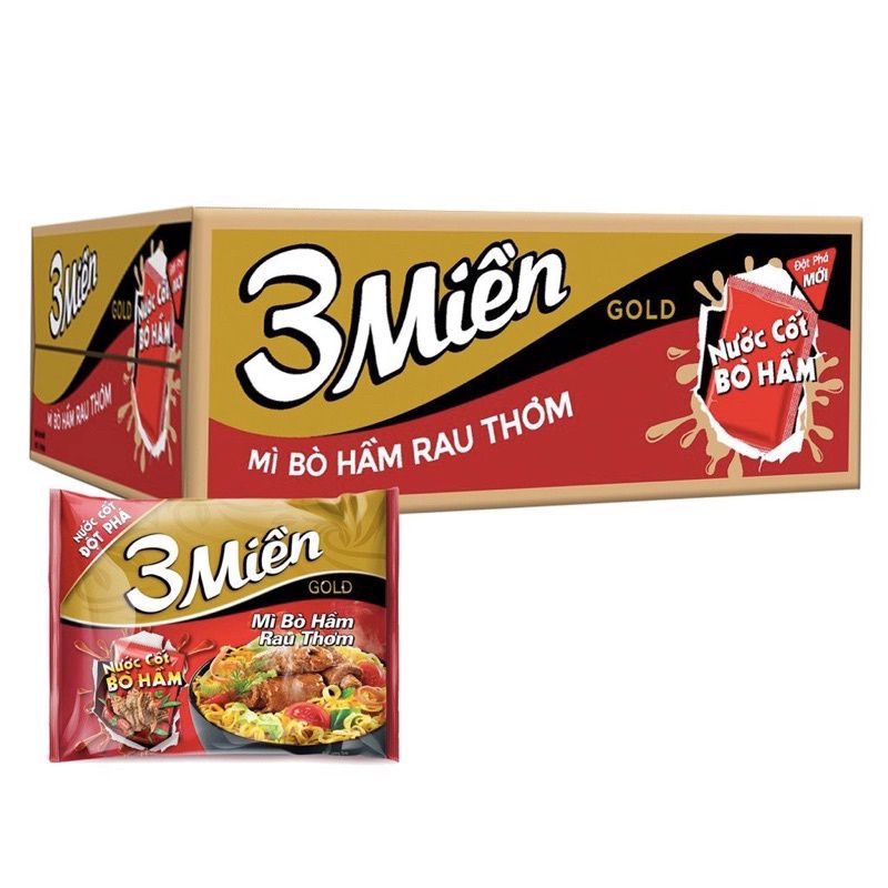 Mì Ba Miền thùng 30 gói x 75g