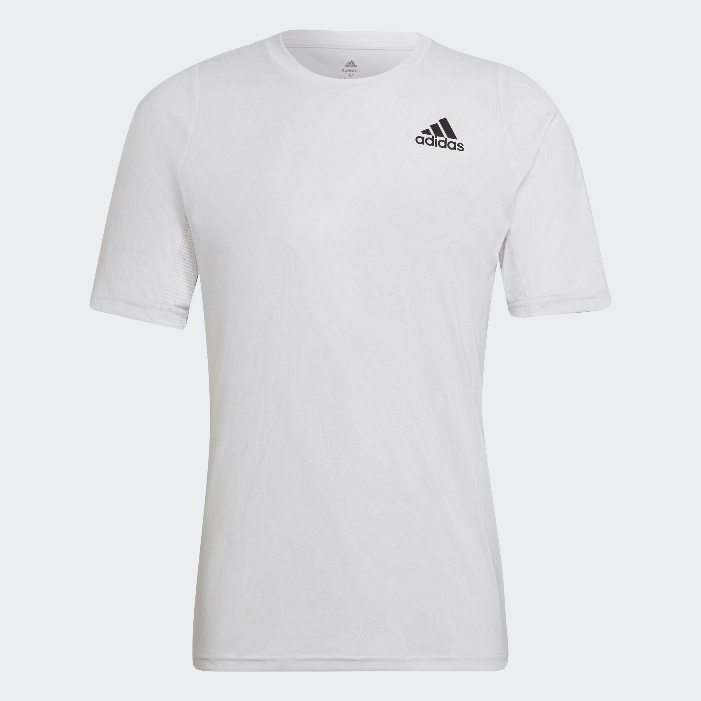 Adidas chạy áo thun chạy bộ run icons nam trắng hc0407