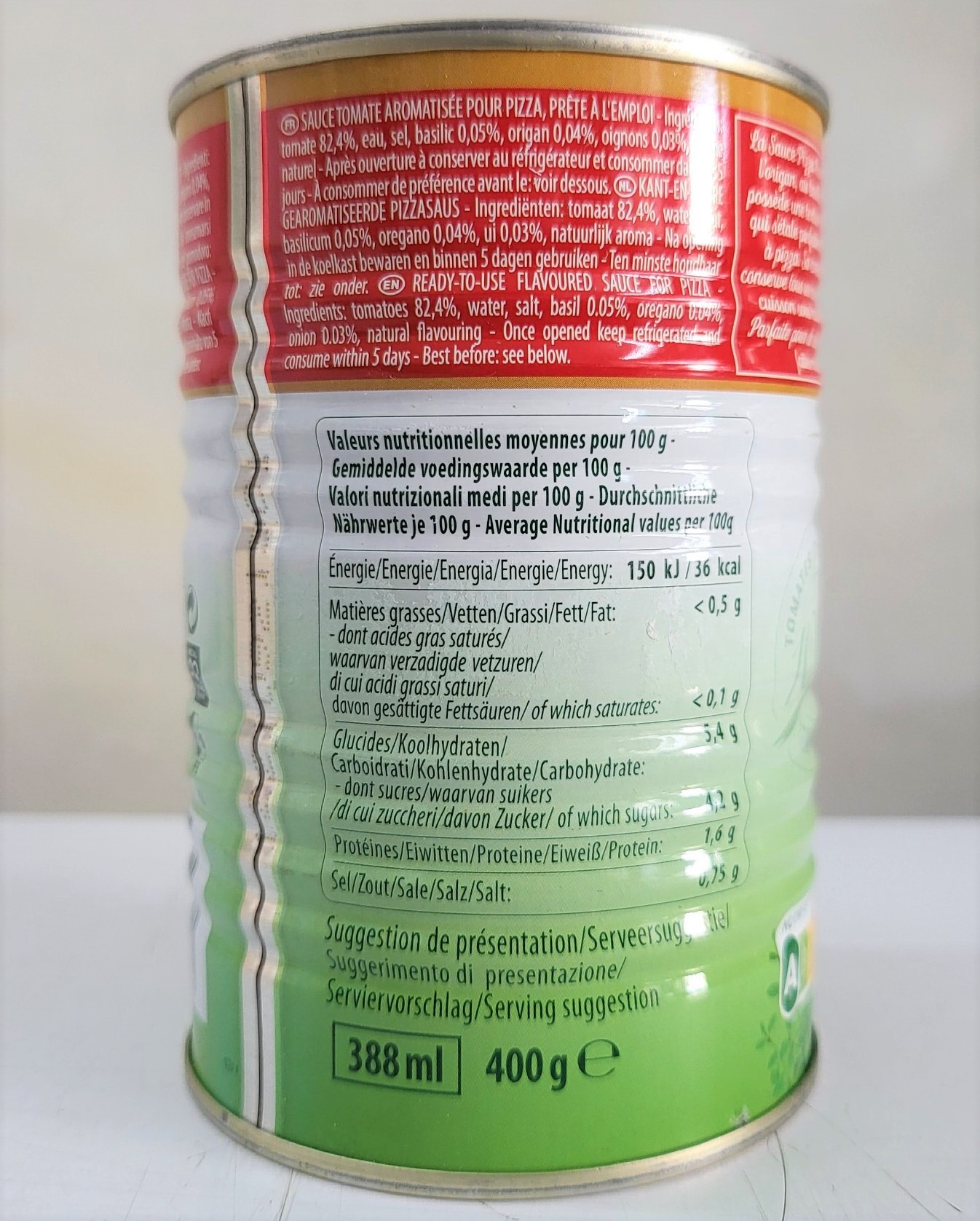 [Hộp 400g] XỐT PIZZA [Italia] MUTTI Pizza sauce Aromatica