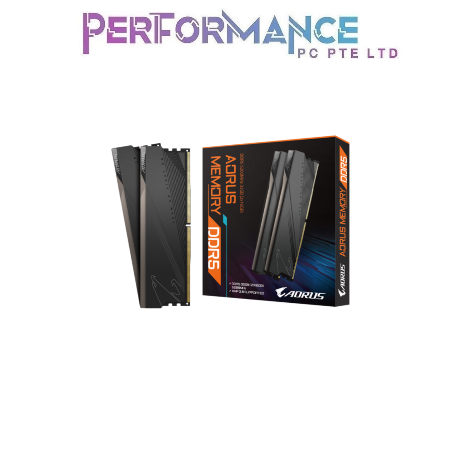 AORUS Memory DDR5 32GB (2x16GB) 5200MT/s CL 40 | Lazada Singapore