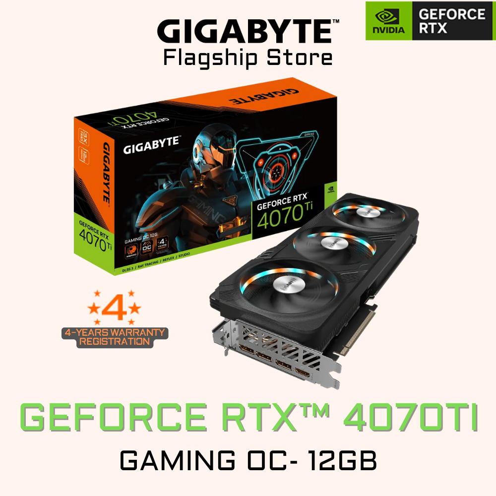 Gigabyte Geforce Rtx­­™ 4070 Ti Gaming Oc - 12g Nvidia Gaming Graphics 