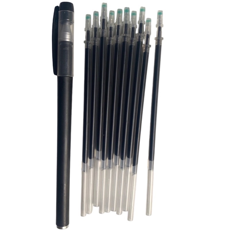 Viết chép kinh_Combo ruột bút chép kinh gel 0,5mm mực đen