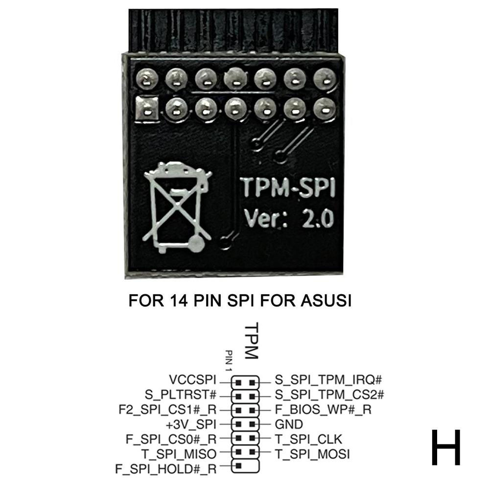 TPM 2.0 Encryption Security Module Support Multi-brand K5H7
