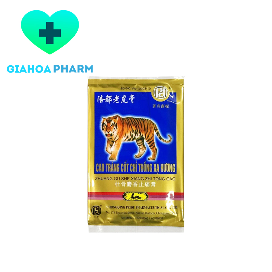 Cao dán cọp - Gói 4 miếng